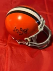 LOU GROZA BROWNS SIGNED AUTOGRAPHED MINI HELMET BECKETT HOLO