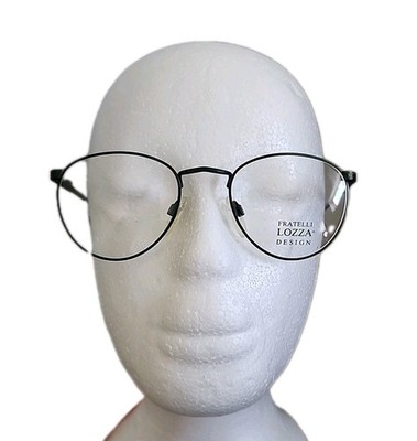 Lozza Eyeglasses Frame Plymouth Round Metal 49-19 135 Green Ivy Italy Vintage