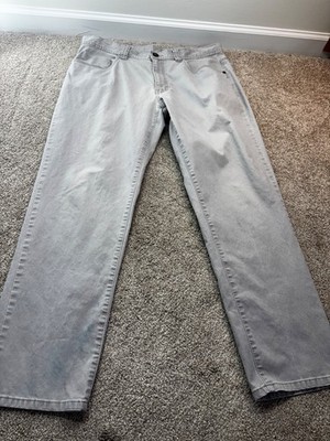 St Bernard for Dunnes Stores Men s Grey Trousers W36 L29 100% Cotton