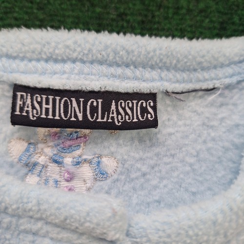 Fashion Classics Pullover Damen Large blau Fleece Cardigan Schneemann bestickt - Bild 4 von 11