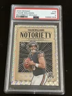 2024 Panini Mosaic Noteriety Mosaic Caleb Williams #18 Rookie RC PSA 9