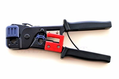Professional Network Ethernet LAN Phone Crimper Crimp Tool CAT5e/6 RJ45/12/11/22