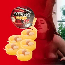 Mega Gold 36 15 Pill Rock Hard Wood Stamina Delay Climax Control for Men