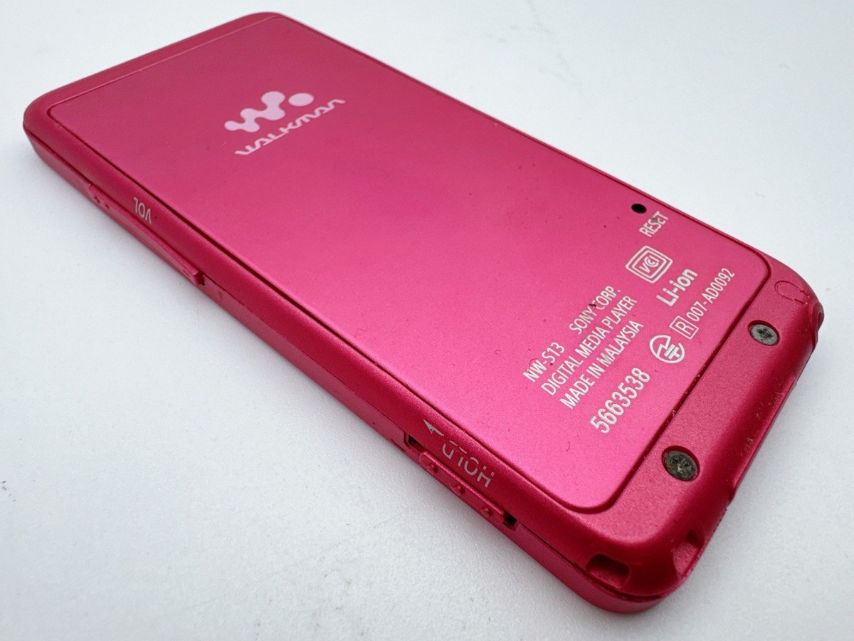 Sony Walkman NW-S13 4GB Pink Bluetooth MP3 Player S Series FM