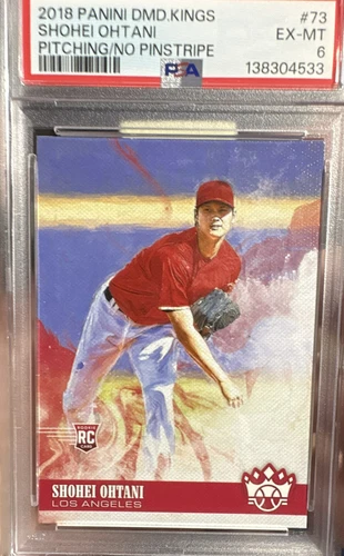 2018 Panini Diamond Kings - Shohei Ohtani #73 Pitching Follow Through (RC) PSA 6
