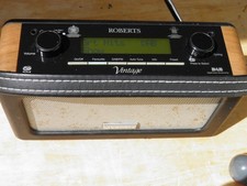 Roberts Vintage DAB/FM Built-In Battery Charger + Batteries Fully tested