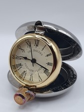 DALVEY Travel Alarm Clock Collectable Made In Scotland Japan Movement Vintage