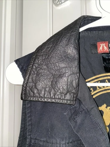 Kakadu Traders Australia Concealed Carry Canvas Vest leather trim mens S small image 4