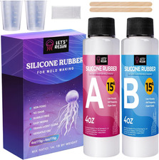 LET'S RESIN 230G Silicone Mould Making Kit, Translucent Silicone Rubber, 1:1 by