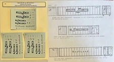 MICROSCALE N DCL-JAPAN LINE 20’/40’ & SEALAND 40’ CONT-Does 3 of Ea Name #60-311