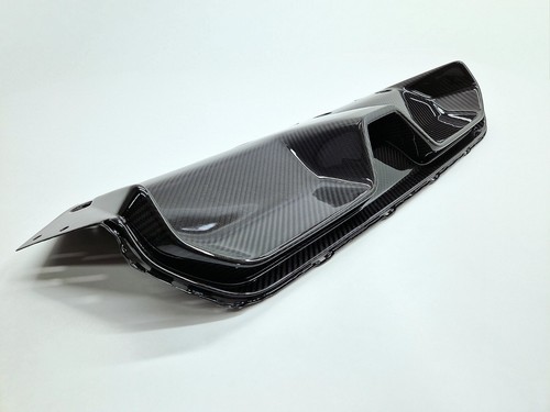 REAR BUMPER CENTER DIFFUSER CARBON FIBER CS STYLE BMW M5 F90 - Picture 2 of 13