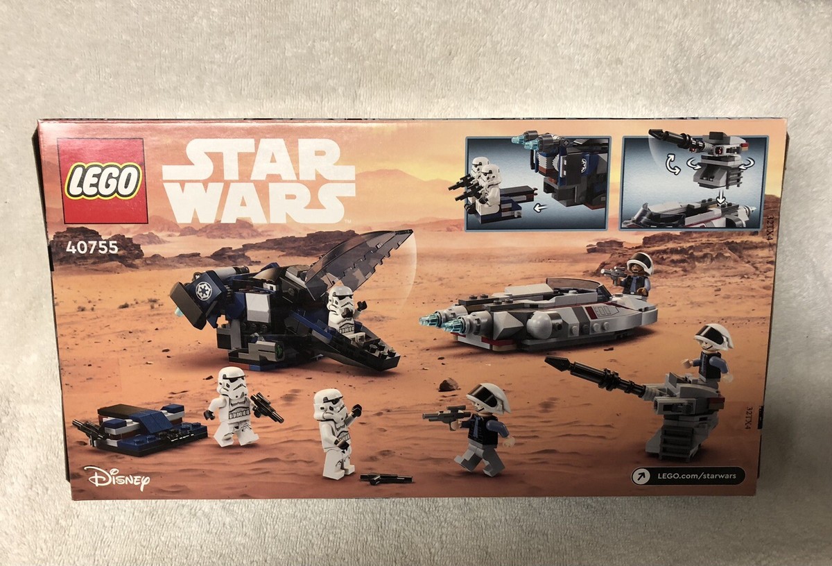 レオページ LEGO Imperial Dropship vs. Rebel Scout Speeder Set 40755