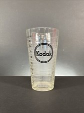 Vintage Kodak 32oz 1L Glass Darkroom Measuring Pitcher Jug Beaker W/ Markings T1
