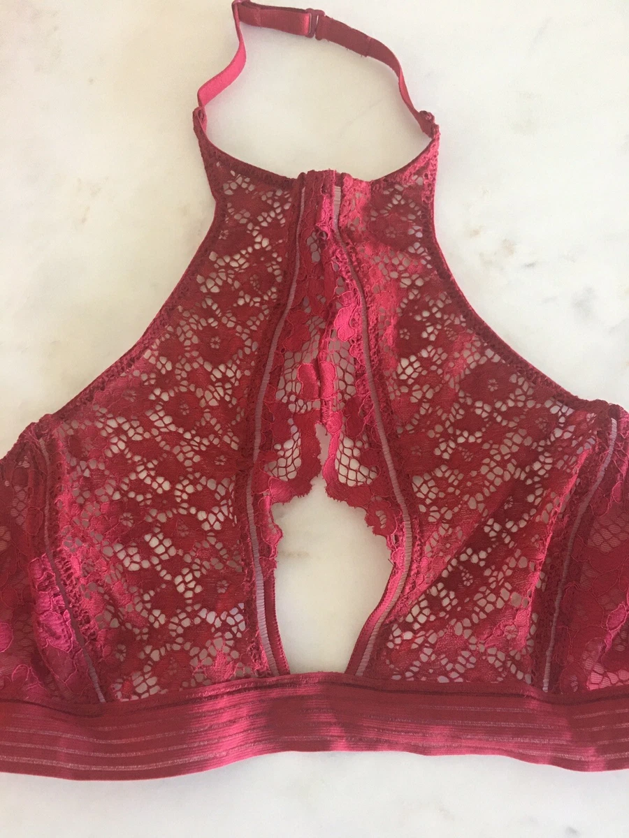 Victorias Secret Very Sexy Halter Neck Keyhole Lace Bralette