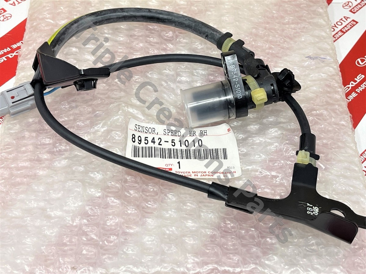 89542-51010 GENUINE OEM TOYOTA SENSOR SPEED FRONT RH 89542-51010 GENUINE OEM TOYOTA SENSOR SPEED FRONT RH