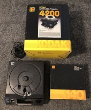 Kodak Carousel Slide Projector 4200 Black Lens and Carousel W/ ORIGINAL BOX