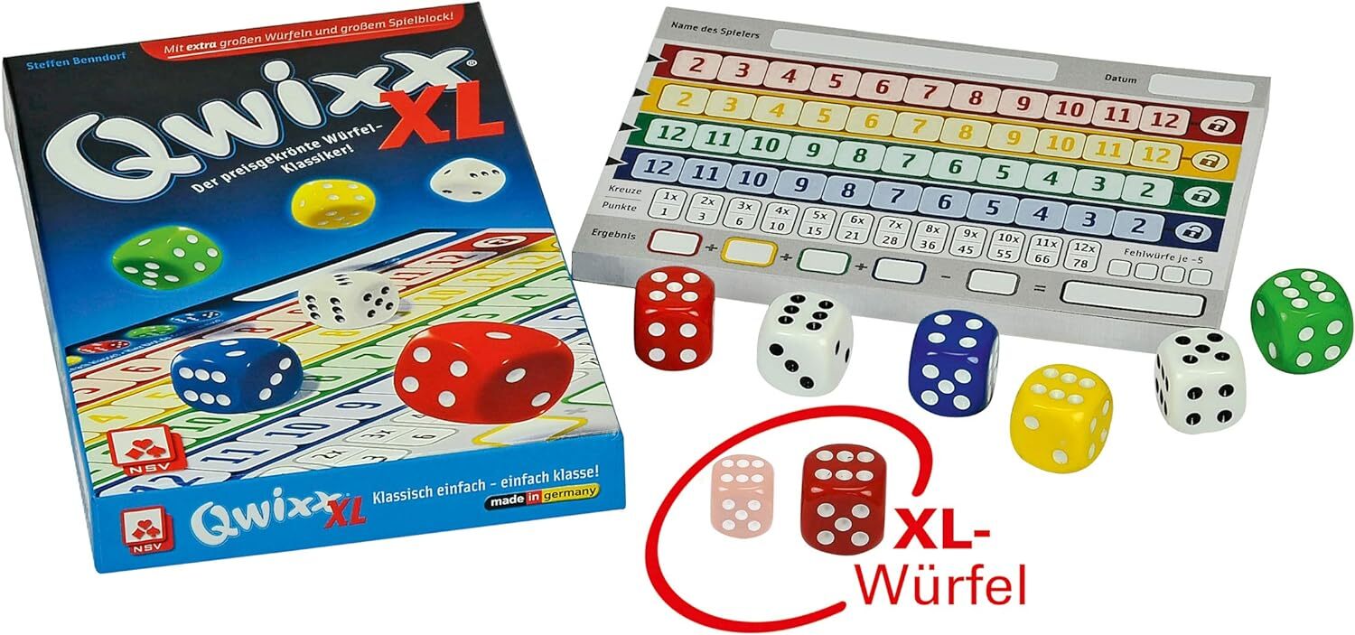 Thumbnail - Nsv - 4022 - Qwixx - Xl - Würfelspiel Single