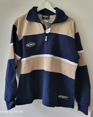 NEU ERREA Herren Jungen Sweatshirt Fußball Sport Jacke Jersey Größe S