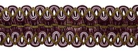 Gimp Zopf BordüRe, Farbe #2927 - Saftig Lavender [Verkauft Von Dem Yard