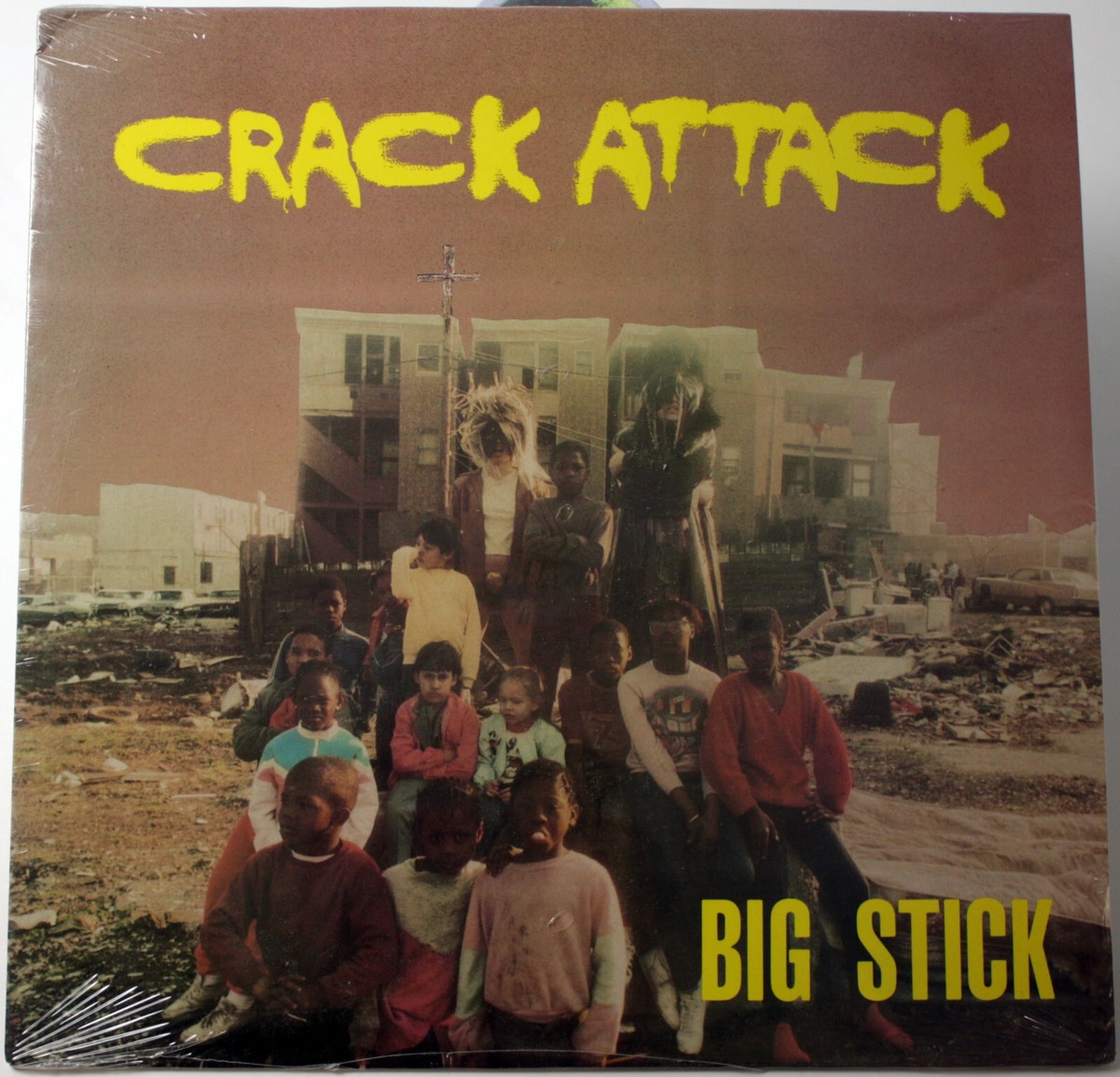 BIG STICK - Crack Attack (Vinyl EP, 1987) NEW SEALED Punk Noise