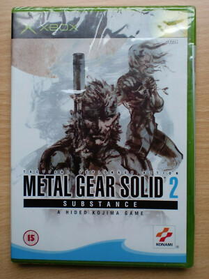 MS XBOX classic KONAMI MGS Metal Gear Solid 2 II neu sealed new / VGA UKG
