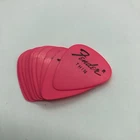 Lot of 10 NOS 80s Fender Thin Hot Pink Guitar Picks