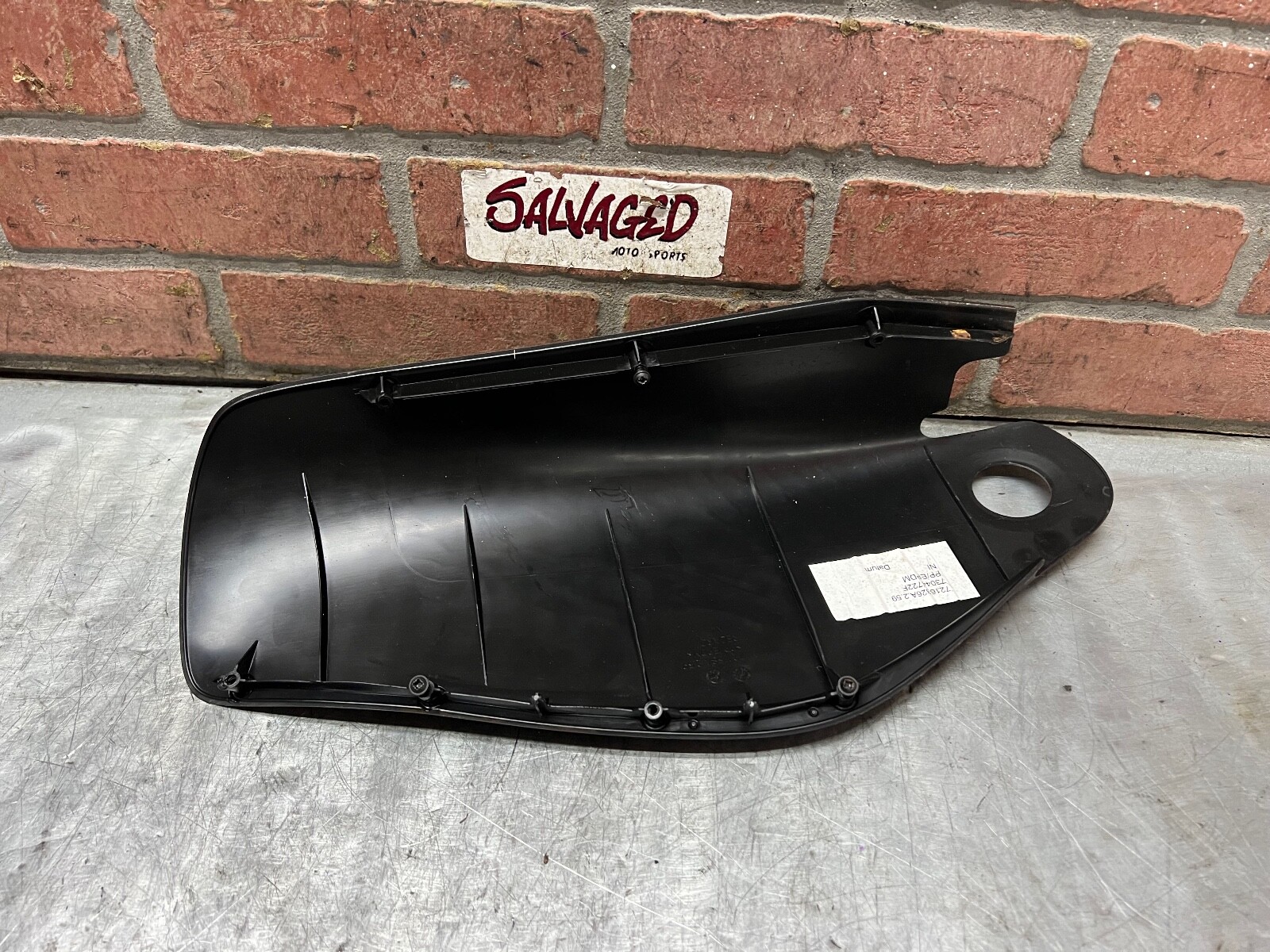 15-16 MCLAREN 650S RIGHT RECARO SEAT COVER TRIM SET PAIR OEM 73044722F