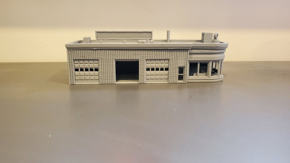 N Scale building Auto Repair Shop 1:160 | eBay
