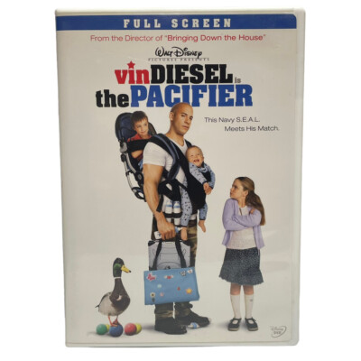 Disney The Pacifier DVD Movie 2005 Vin Diesel Navy Seal Babysitting Kids Combat