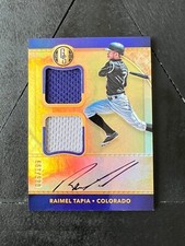 2017 Panini - Gold Standard Rookie Jersey Autographs Raimel Tapia #GSD-RT /199