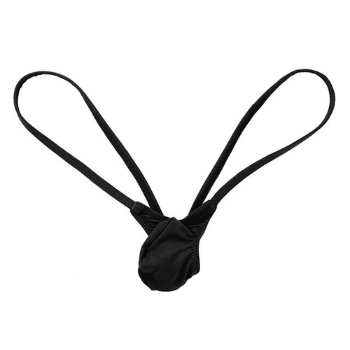 Strings Sexy Pour Hommes String Transparent Slip Taille Basse Transparent a - Foto 8 di 20