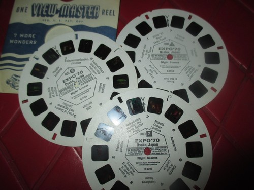 Vintage SET of 3 Reels EXPO'70 OSAKA, JAPAN VIEW-MASTER Reel SET - 1970's - Picture 2 of 2