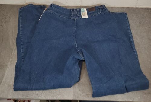 NOS DAMEN LEE RELAXED FIT SEITLICH ELASTISCH SPITZ ZULAUFENDES BEIN DENIM 18 lang MOM JEANS - Bild 2 von 7