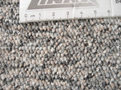 6904 Teppich 136x99 Kettelteppich grau rosa meliert robust günstig Kettelteppich - Bild 6 von 8