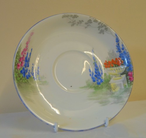 1 x Shelley England 11618 Urn Tea Saucer Hand Finished (3 Available) - Picture 3 of 4