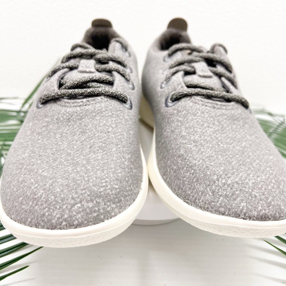 Allbirds Women's Wool Runners Sneaker Athletic Shoes Gray White Size 8