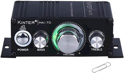 Kinter MA170 12V 2 Channel Mini Digital Audio Power Amplifier for Car or Mp3