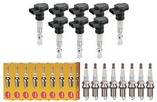 8x ESEN SKV Zündspule +8x NGK Zündkerze für Audi A4 Avant 8K5 B8 1.8 TFSI 2.0