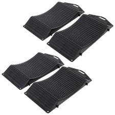 4PACK Tire Saver Ramps,Wheels Tire Saver Ramps,Anti-Slip Hard Plastic Design