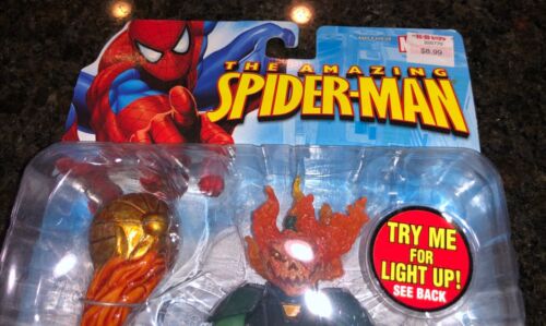 Figura de acción Marvel The Amazing Spider-Man Flame & Launch Mad Jack Toy Biz 2006 - Imagen 2 de 7