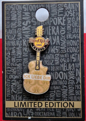 HRC Hard Rock Cafe Berlin Famous Words Series 2016 Ick liebe Dir LE300