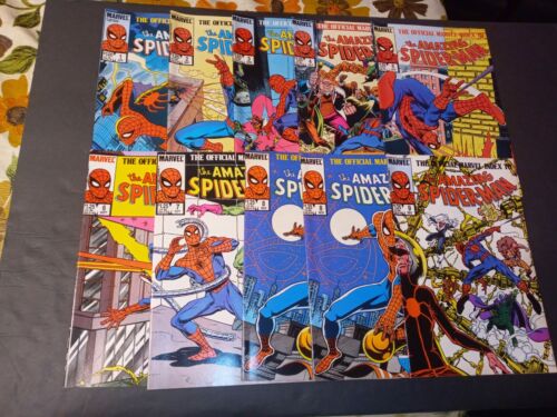 THE OFFICIAL MARVEL INDEX TO THE AMAZING SPIDER-MAN #1-9 (1985) LOT COMPLET NEUF - Photo 1 sur 11