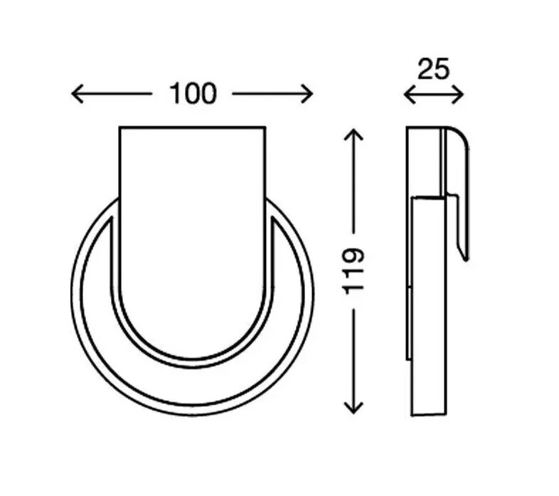 LED Spiegelleuchte Klemmleuchte Briloner Splash Wandleuchte Badleuchte 5W 3000K - Bild 2 von 3