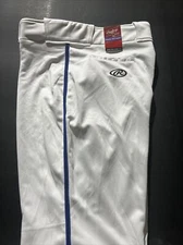 Rawlings Mens Baseball Pants - 2X-Large - white with piping - New with tags XXL