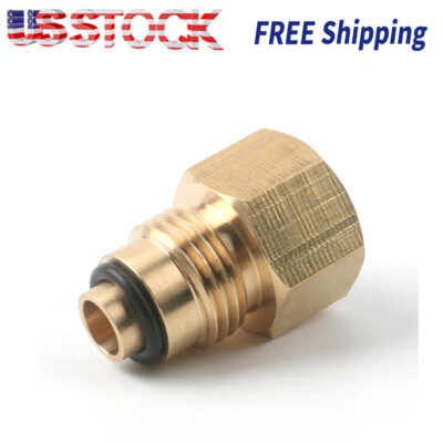 #ad LS1 ENGINE SWAP CONVERSION 3 8 FLARE POWER STEERING BRASS ADAPTER FITTING $15.68