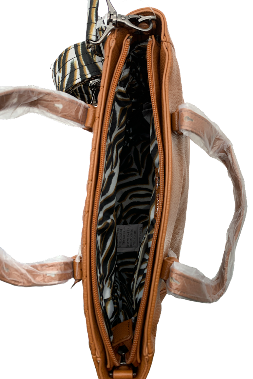 Lug Classic VL Quilted Tote w/ Crossbody Strap Charter Copper Brown