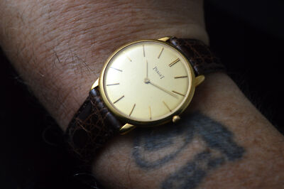 PIAGET ALTIPLANO HERREN ALTIPLANO VINTAGE 18K MASSIV GELBGOLD KAL.9P REF.911-99