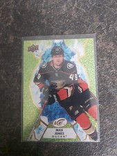 2021-22 Upper Deck Ice Green Max Jones Card# 87