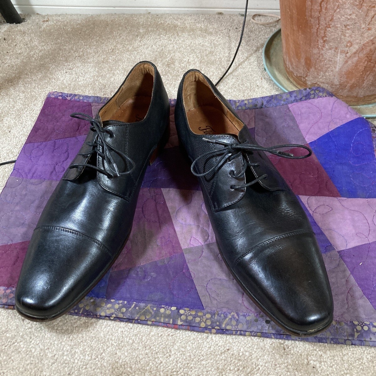 Florsheim Postino Cap Plain Toe Oxford Black Leather Dress Shoes 15149-001 Men main image 2