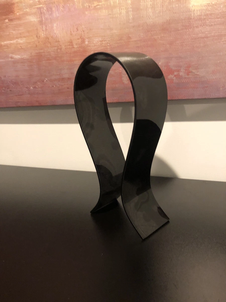 AmoVee Black Acrylic Headphone Stand Gaming Headset Holder Hanger used